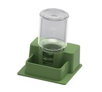 MFMEXUL Automatic 30ml Capacity Space-saving Water Dispenser for Reptiles, Turtles, Snakes, Frogs, And Geckos, Green