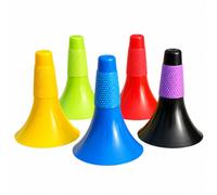 MFMEXUL Basketball Training Cones Polyethylene Training Markers Textured Grip Band Stable Cone Base Suitable for School Physical Education