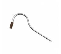 MFMEXUL Bassoon Tube Connector Neck S Type Replacement Accessory Copper Silver Cork Smooth Finish Helps Consistent Tone Production Suitable for Rehearsal Stage Performance, Short S-tube 20.7cm