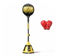 MFMEXUL Boxing Agility Enhancer with Stand Standing Freestanding Punching Ball Gloves Weighted Punching Ball with Stand for Home Gym