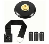 MFMEXUL Cello Anti Slip Pad Cello Anchor Stopper Base With Rubber Sleeve And Adjustable Nylon Strap For Secure Support Portable Weight Suitable for ensembles stage performances