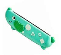 MFMEXUL Children Training Harmonica Kids Mouth Organ 16 Hole Beginner Instrument Material With Compact Pocket Size For Easy Carry Practice Time Suitable for , Blue