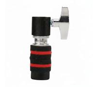 MFMEXUL Cymbal Clutch Drum Cymbal Hi Hat Clutch Holder Mount Replacement Part Aluminum Alloy Knurled Grip Easy Adjustment Tight Hold Suitable for Live Performances Home, Black