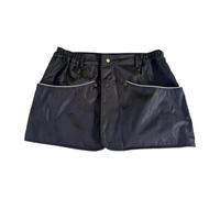 MFMEXUL Dog Training Apron with Bags, Waterproof, Stable Served Apron Ligtweight Dog Handler Clothing Dogs Training Shorts, Black XL