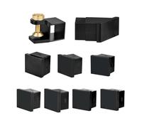 MFMEXUL Dovetail Guide Kit, Guide Rail Clamps, Aluminum Alloy Wood Joint Gauge for Cutting, Woodworking Marker