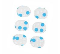 MFMEXUL Drum Damper Pad Drum Dampener Gel Pad Mute Pad Overtone Control Pad Silicone Sticky Reusable Washable Controls Overtones Reduces Ringing For, Blue Dot