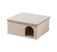 MFMEXUL Hamster House, Hamster Hideout, Habitat, Hamster Accessories, Hamster Toy, Multi Room for Syrian Hamsters, Two Room