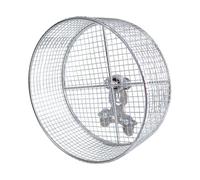MFMEXUL Hamster Running Training Wheel Cage Accessoires Fun to Play And From Metal for Hedgehogs, Rats, Squirrel Pets.