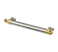 MFMEXUL Hydraulic Cylinder for RC Models, Mini Stainless Steel Cylinder, Heavy Duty Replacement Part, Direct Replacement, Smooth, Suitable, 90mm Stroke