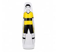 MFMEXUL Inflatable Soccer Barrier Training Obstacle Target With Printed Athlete Graphic And In PVC suitable for coaches community fields backyard, Yellow, 160CM
