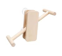 MFMEXUL Interactive Wooden Stand for Parrots Play Toy Perch Platforms for Budgies And Macaws, Style B