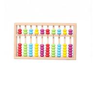 MFMEXUL Kids Abacus Wooden Counting Frame With Colorful Beads And Number For Addition Subtraction Practice Educational Math Toy Suitable For Early Childhood Learning And Homeschool