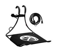 MFMEXUL Lightweight Bike Rack, Luggage Carrier, Removable Storage Rack, Portable Shelf, Sturdy Iron, Easy Installation, Suitable for Cyclists And Tran, Black Black