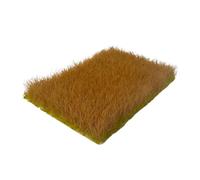 MFMEXUL Miniature Grass Tufts, Lawn for Sand Table, Simulation Grass Decoration Made of Nylon, Suitable for Model Railroading And, Wood yellow