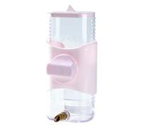 MFMEXUL Parrot Water Dispenser for Small Birds And Pets with Easy Access, Pink