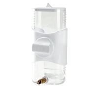 MFMEXUL Parrot Water Dispenser for Small Birds And Pets with Easy Access, White