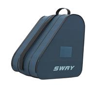 MFMEXUL Portable Bag with Three Compartments, Breathable Mesh Side Pockets, And Lightweight Nylon Top Handle for Carrying, Blue