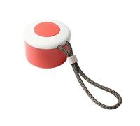 MFMEXUL Portable Grooming Brush with Cord, Massage Comb And Brush for Cats And Rabbits, Ideal for Detangling Dead Hair, Red