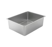 MFMEXUL Premium Stainless Litter Box Set, 60cmx40cmx15cm