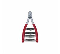 MFMEXUL Racquet Stringing Clamp Precision Racket String Gripper Starting Clamp Double Groove Jaw Secure Hold Non-Slip Suitable for Athletes Training Facilities, Red
