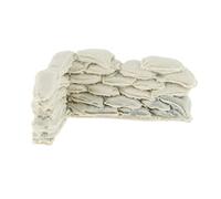 MFMEXUL Simulation 1/35 Unpainted Sandbag Wall Model for Sand Table Material Building
