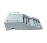 MFMEXUL Skateboard Park Ramp Sturdy Gray Interactive Skate Game Versatile Skill Development Training Props Accessories Portable Gifts, Stairs