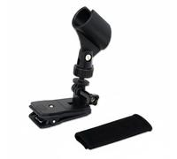 MFMEXUL Support Stand Adjustable Mic Holder With 360 Degree Flexible Joint And Stable Desk Base Portable And Sponge Build Suitable For Practice At Home Stage Acts Rehearsal Broadcasting