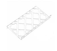 MFMEXUL Trading Card Display with Cutout Panel Slanted, Clear, Shelf, for exhibitions Shows, Collectors, Hobbyists, Transparent, Hollow