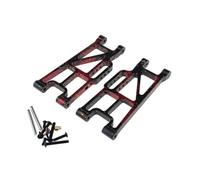MFMEXUL Vehicle Arm Rear Lower Control Arms Links Upgrade Metal 6061 Aluminum Anodized Efficient Performance suitable for 1/10 Meijiaxin 10210 10208V2 Bashers, Camouflage Red