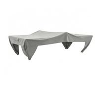 MFMEXUL Weatherproof Table Tennis Table Cover, Gray, 190T 280 X 150 X 76 Cm | Tidy Low-Profile Look, Outdoor, for Storage, recreation centers