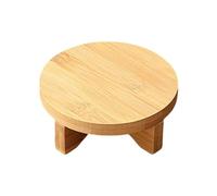 MFMEXUL Wooden Planters Small Planting Pot of The Residential Culture, Desktop Pot Holder, Flower Pot Shelf for Home, Interiors , Multi, Diameter 11.4cm