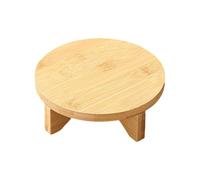 MFMEXUL Wooden Planters Small Planting Pot of The Residential Culture, Desktop Pot Holder, Flower Pot Shelf for Home, Interiors , Multi, Diameter 15.3cm