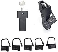 MFMYEE SM Chastity Device Cage Safe Key, Anti Cheating Chastity Device Box with 5 Disposable Coded Locks, Cock Cage Chastity Accessories for Gay, Key Storage Box, Adult Chastity Sex Toys (Black)