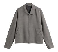 mfpen Men's Check Cropped Mail Jacket Taupe
