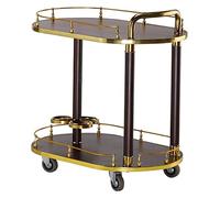 MFRELMNZG Bar Serving Cart For Hotel Business Restaurant, Mini Bar Trolley Bar Cart Camping Trolley Drinks Cart Bar Table Side Table Display Cabinet Vegetable Stand Utility Cart