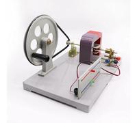 MFRELMNZG Hand Cranked AC and DC Generator Experimental Equipment Physics Faraday Electromagnetism DIY Handheld Electricity Generator AC-DC Electric Generator Physics Experiment Educational Toys