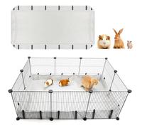 Mfsdai 41.73" x 27.95" Waterproof Guinea Pig Liner Base for C & C Grids Habitat,Washable Tarp Bottom Guinea Pig Bedding for Rabbits Hamsters Hedgehogs Ferrets Small Pets(No Cage)