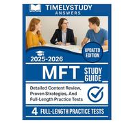 MFT study guide 2025-2026: Practice Tests, Full Content Review, Proven Strategies & Sample Scenarios for Marriage and Family Therapy Licensure