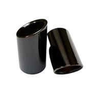 MFTGRS Car Tail Pipes Cover Round Exhaust Muffler Tip Accessories Parts For Focus Mk4 St Line 2020 Car Exhaust Tip Tail Pipe(Black)