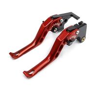 MFTGRS for Royal Enfield for Hunter 350 for HNTR 2022-2024 Adjustable Brake Clutch Lever Brake Clutch Levers(Red)