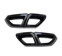 MFTGRS Rear Exhaust Muffler Tail Pipe Cover Trim For VW For P&assat Variant B8 2016 2017 2018 2019 Car Exterior Accessory Car Exhaust Tip Tail Pipe(Carbon fiber)