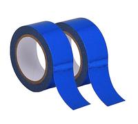 MFUOE 2 Rolls Royal Blue Foil Washi Tape 15mm x 5 Meters Decorative Masking Tape for DIY Craft Gift Wrapping Photo Frame Scrapbooking (Royal Blue)