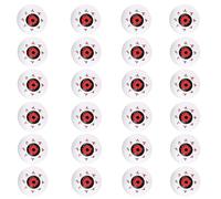 MFUOE 24 Pcs Halloween Eyeballs Funny Bouncy Balls Scary Eyeball Toys Fake Eyeball Bouncing Balls for Halloween Party Favors (Red)