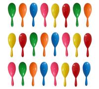MFUOE 24 Pcs Maracas Shakers Music Rattles Shaker Early Education Instrument Toy Mini 6 Colors Noisemakers for Musical Fun Kids Children Maracas Instruments Party