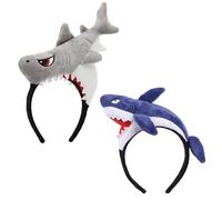 MFUOE 2Pieces Shark Headband Funny Animal Hairbands Shark Party Favors Costume Accessories for Girls Kids Halloween