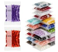 MFUOE 80000 Pieces 80 Colours Diamond Painting Round Beads 2.8mm Resin Rhinestones Diamond Art Accessories for Cross Stitch DIY Crafts & Freestyle Art