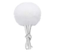 MFUOE Bunny Rabbit Tail with Elastic Band Fancy Dress Costume Bunny Costume Accessory (White)