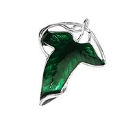 MFUOE Green Leaf Brooch Fashion Alloy Three-dimensional Pin Elegant Elven Cravat Pin Lord of The Rings Gifts for Women Men Clothing Accessories