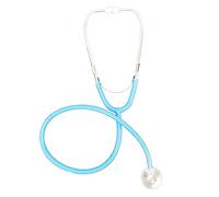MFUOE Kids Stethoscope Toy Simulation Doctor Nurse Working Nursing Stethoscope Age 3+ for Kids Educational Toy for Children (Blue)