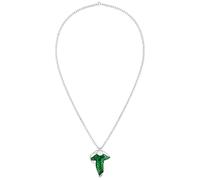 MFUOE The Ring Necklace Elegant Elf Tree Leaf Enamel Chain Vintage Green Leaf Elven Pendant Necklace for Great Gifts Clothing